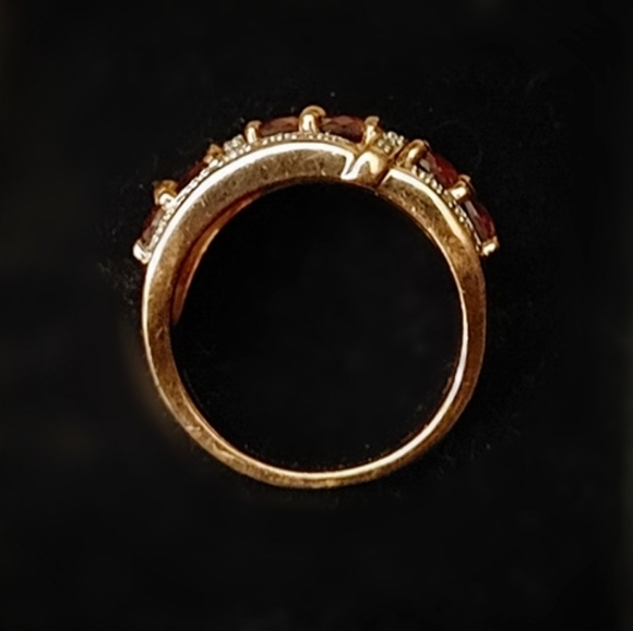 Genuine garnet ring - Picture 5 of 6